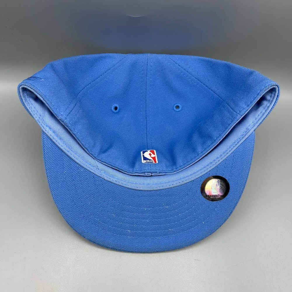Vintage Denver Nuggets Hat Youth 7 Blue Embroidered NBA Reebok‎ Fitted Cap New - Picture 8 of 9